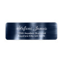 Search for blue metallic return address labels Script