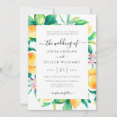 Recherche de citrus mariage invitations Été