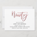 Search for rose gold 90th birthday invitations Ninety