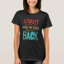 Search for loyalty tshirts When