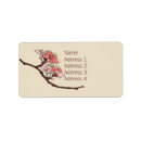 Search for cherry tree return address labels Japanese