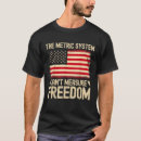 Search for metric system tshirts Usa
