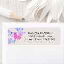 Search for butterflys return address labels Pretty