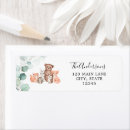 Search for woodland creature return address labels Watercolor