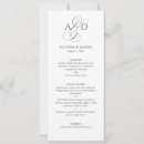 Recherche de modèle de menu mariage invitations Simple