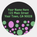 Recherche de cercles colorés autocollants Couleurs