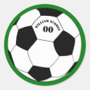 Search for soccer ball with name stickers Sports fan