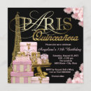 Search for paris quinceanera invitations Quinceañera
