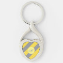 Search for yellow and grey keychains Elegant