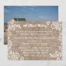 Search for burlap and lace wedding invitations Chic