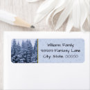 Search for winter season return address labels Blue