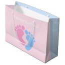 Search for baby feet gift bags Pink