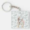 Search for pearl keychains Blue