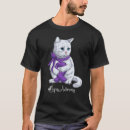Search for purple ribbon tshirts Cat