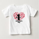 Recherche de saint valentin bébé tshirts Rouge