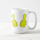 Search for thumbs mugs Text