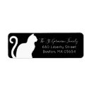 Search for cartoon graphics return address labels Cat