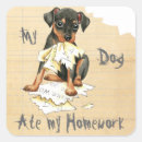 Search for min pin stickers Zwergpinscher