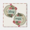 Recherche de vaisselle vintage magnets Propre et sale