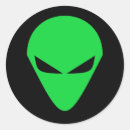 Search for alien head stickers Science fiction