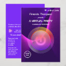 Search for futuristic birthday invitations Pink