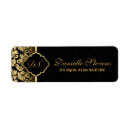 Search for black damask return address labels Damasks