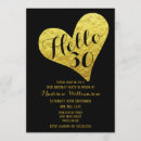 Search for hello 30 birthday invitations Elegant