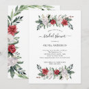 Search for holiday bridal shower invitations White