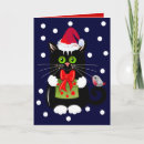 Search for cartoon cat cards Snow