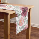 Search for floral table runners Burgundy