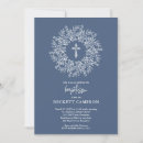 Search for boy dedication invitations Dusty blue