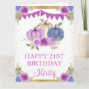 Search for pumpkin birthday cards Blue