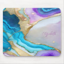 Recherche de marbre bleu tapis souris Doré