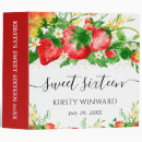 Search for strawberry binders Watercolor