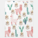 Search for pink llama blankets Cactus