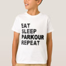 Recherche de parkour tshirts Exécution libre