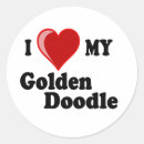 Search for golden doodle stickers Designer dog