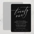 Search for calligraphy 21st birthday invitations Script
