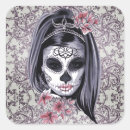 Search for grey skull stickers Dia de los muertos