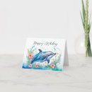 Search for dolphin birthday cards Under the sea