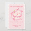 Search for girl second birthday invitations Coquette