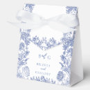 Search for dusty blue wedding favour boxes Script typography