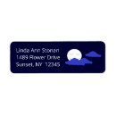 Search for moon and sky return address labels Cute