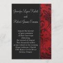 Search for red flourish invitations Simple