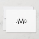 Search for modern monogram cards Minimalist