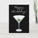 Recherche de martini birthday cards Moderne