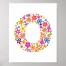 Search for floral letter posters Initial