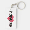 Search for penguins rectangular keychains For her