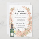 Search for modern brunch and bubbly invitations Blush pink