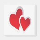 Search for two heart magnets Red